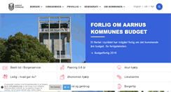 Desktop Screenshot of aarhus.dk